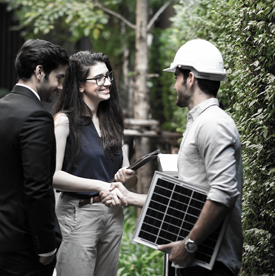 people shaking hands